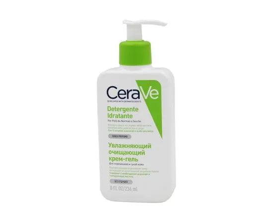 CeraVe Feuchtigkeitsspendende Reinigungslotion für normale bis trockene Haut 236 ml