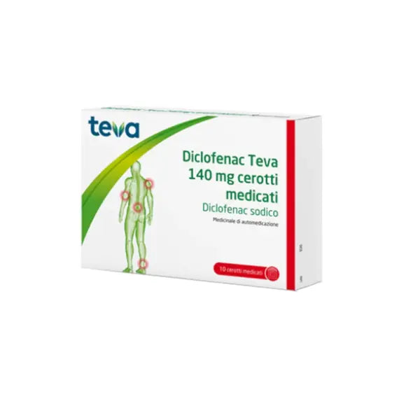Diclofenac Teva 10 Cerotti Medicati 140 Mg | Acquista Online su Farmaclick