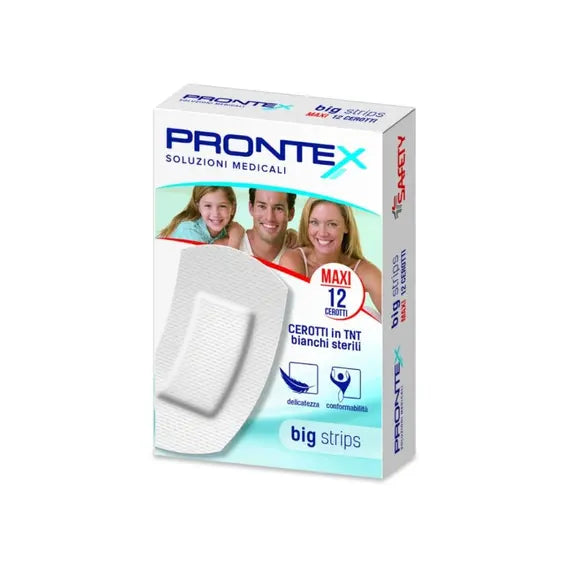 Safety Cerotti Prontex White Strips Tessuto Non Tessuto | Acquista Online su Farmaclick