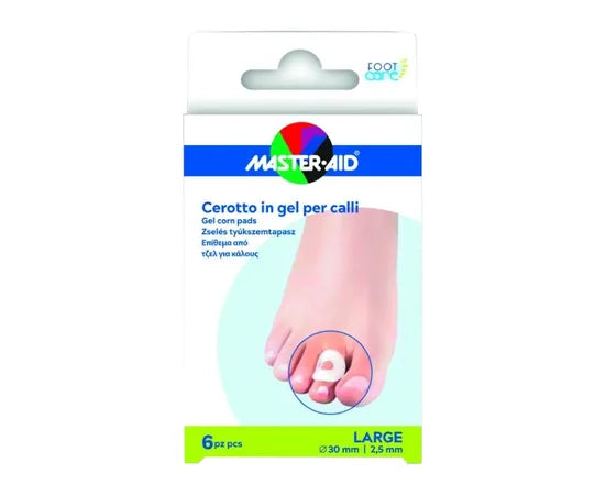 Master Aid Foot Care Cerotto In Gel Per Calli 6 Cerotti Taglia Large