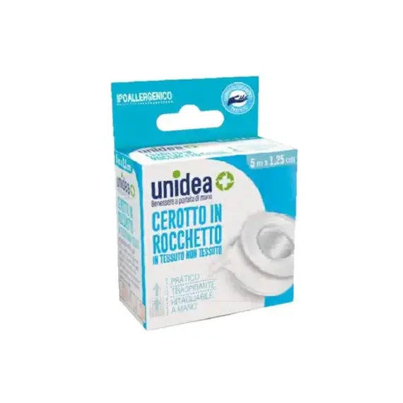 Unico Unidea Cerotto in Rocchetto in Tessuto Non Tessuto 5 M X 5 Cm | Acquista Online su Farmaclick