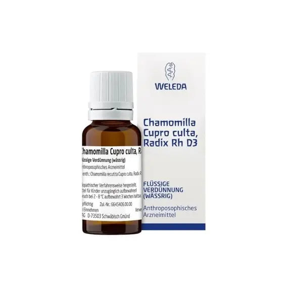 Weleda Chamomilla Cupro Culta Radix Rh Orale Gocce 3 Dh 20 Ml | Acquista Online su Farmaclick
