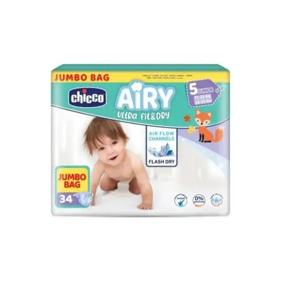 Chicco Airy Maxi Format Junior 34 Pezzi | Acquista Online su Farmaclick