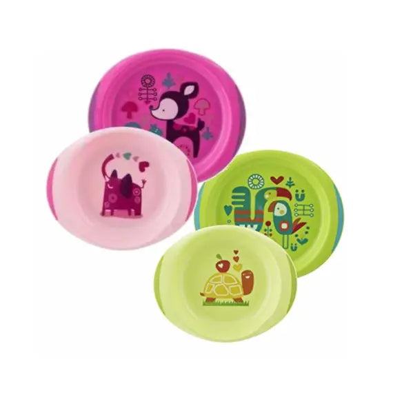 Chicco Piatto Fondo+piano 12m+ Rosa/verde | Acquista Online su Farmaclick