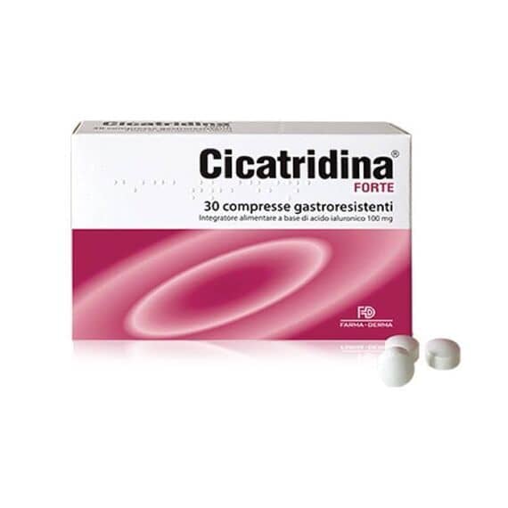 Cicatridina Forte Integratore di Acido Ialuronico 100mg 30 Compresse | Acquista Online su Farmaclick