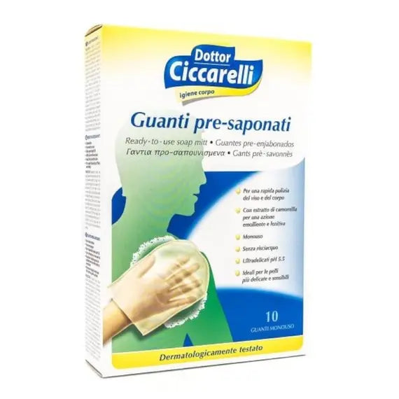 Ciccarelli Guanti Pre Saponati 10 Guanti Monouso | Acquista Online su Farmaclick