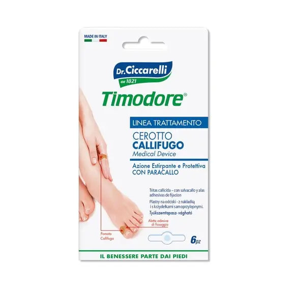 Ciccarelli Timodore Cerotto Callifugo con Paracallo 6 Pezzi | Acquista Online su Farmaclick