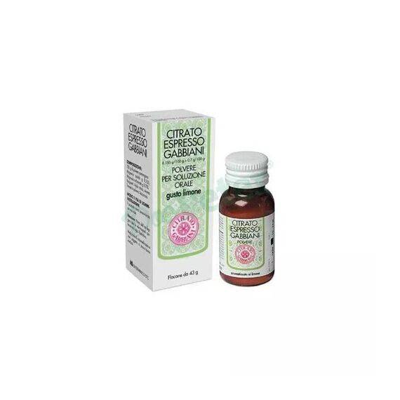Citrato Espresso Gabbiani Â Polvere Effervescente Gusto Limone, Flacone 43 G (montefarmaco) | Acquista Online su Farmaclick