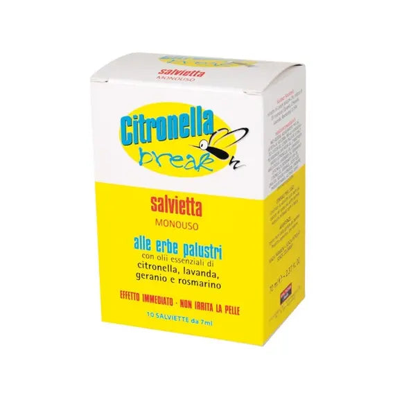 Citronella Break Salviette Monouso 10 Pezzi | Acquista Online su Farmaclick