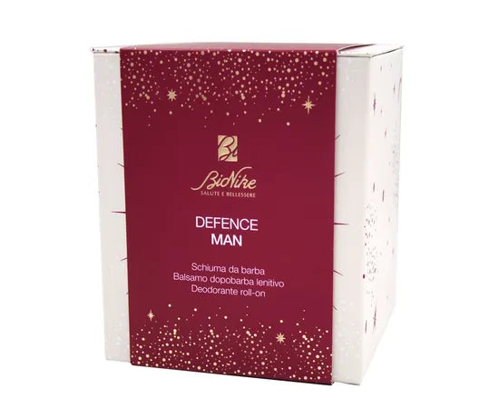 Bionike Cofanetto Defence Man Schiuma Da Barba + Balsamo Dopobarba + Deodorante Roll-On