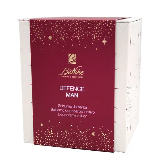 Bionike Cofanetto Defence Man Schiuma da Barba + Balsamo Dopobarba + Deodorante Roll-on | Acquista Online su Farmaclick