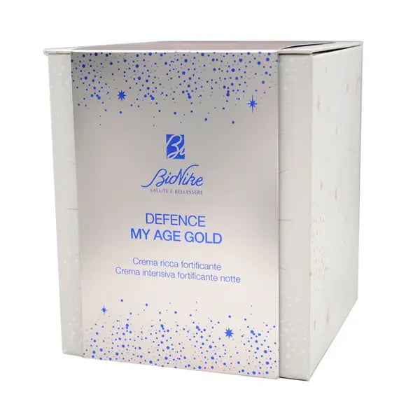 Bionike Cofanetto Defence My Age Gold Crema Ricca Fortificante + Crema Intensiva Fortificante Notte | Acquista Online su Farmaclick
