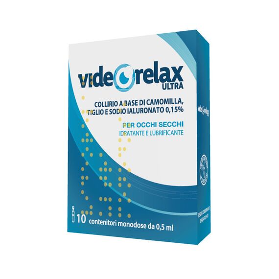 Videorelax Ultra Collirio Occhi Idratante e Lubrificante 10 Contenitori Monodose | Acquista Online su Farmaclick