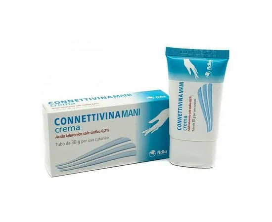Connettivina Mani Creme mit Hyaluronsäure Natriumsalz 0,2 % 30 G