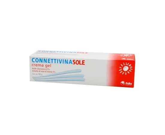 Connettivina Sole Crema Gel Per Scottature Eritemi E Arrossamenti 100 G