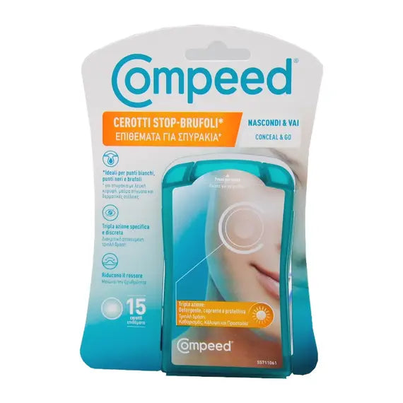 Compeed Cerotti Stop-brufoli Nascondi e Vai 15 Pezzi | Acquista Online su Farmaclick
