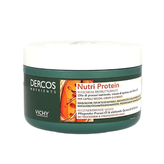 Vichy Dercos Nutri Protein Maschera Ristrutturante per Capelli Secchi Crespi e Sfibrati 250 Ml | Acquista Online su Farmaclick