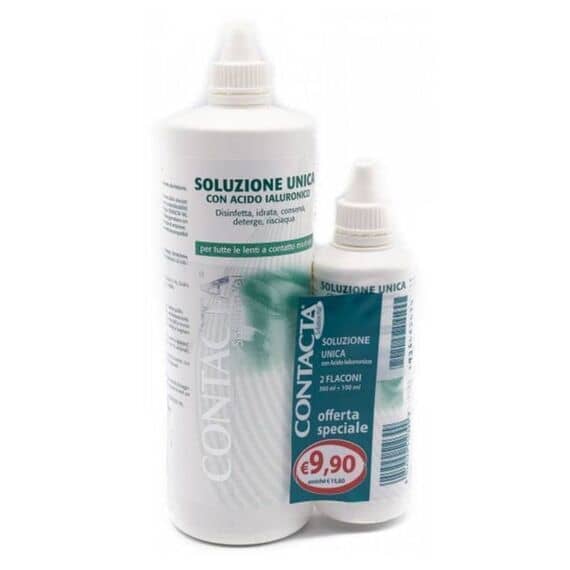 Contacta Yal Soluzione Unica con Acido Ialuronico 360 Ml + 100 Ml in Omaggio | Acquista Online su Farmaclick
