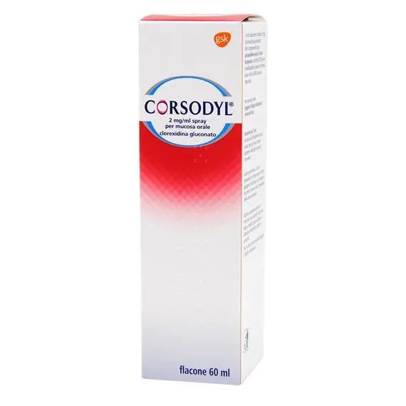Corsodyl Spray 200mg/100ml Flacone 60 Ml | Acquista Online su Farmaclick