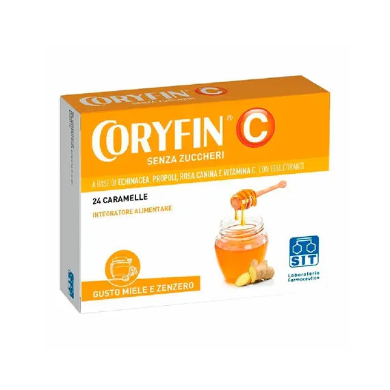 Coryfin C Integratore Senza Zucchero Gusto Miele Zenzero | Acquista Online su Farmaclick
