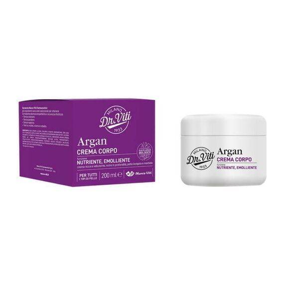 Dr Viti Crema Corpo con Olio Biologico di Argan Nutriente Emolliente 200 Ml | Acquista Online su Farmaclick