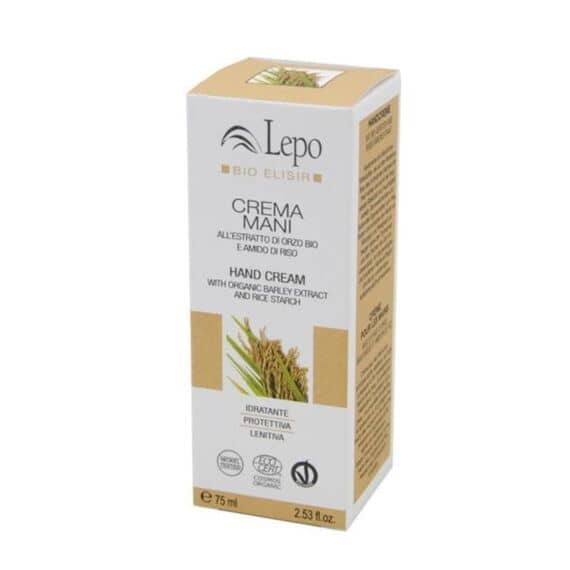 Lepo Crema Mani All'estratto di Orzo Bio e Amido di Riso 75 Ml | Acquista Online su Farmaclick