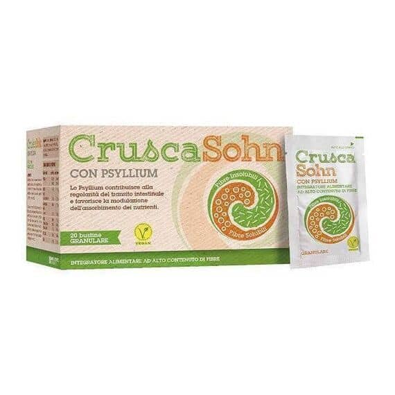 Cruscasohn con Psyllium Integratore Alimentare di Fibre 20 Bustine | Acquista Online su Farmaclick
