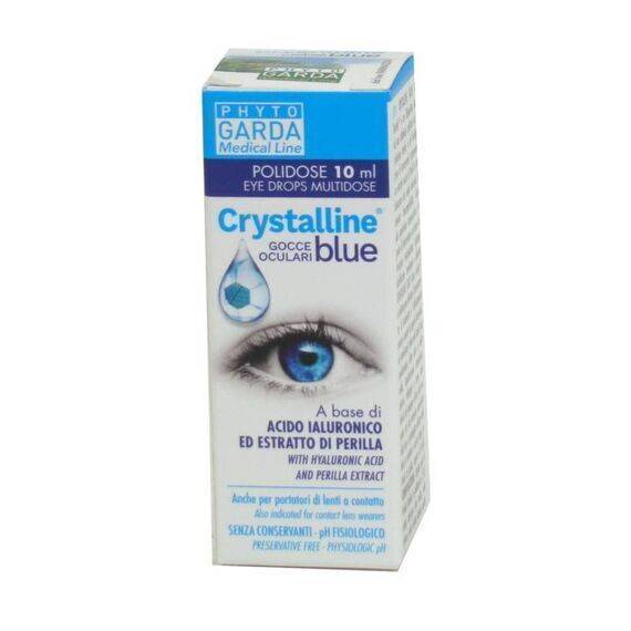 Crystalline Blue Gocce Oculari per Secchezza e Affaticamento degli Occhi 10 Ml | Acquista Online su Farmaclick