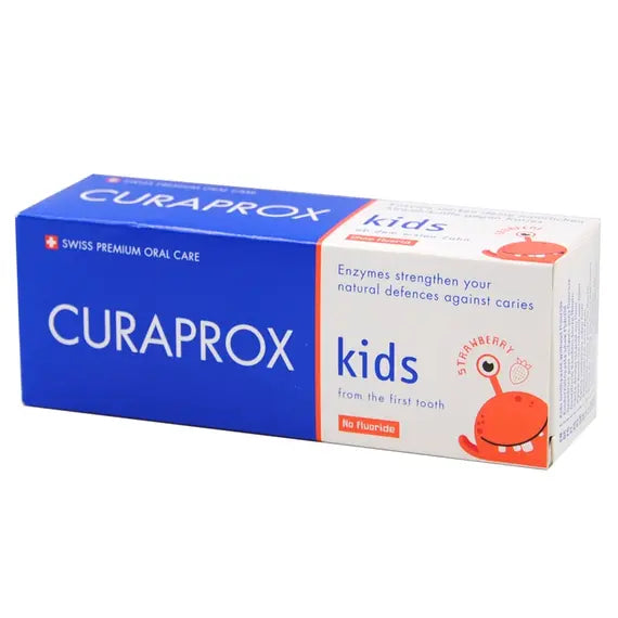Curaprox Dentrificio Kids 60 Ml Gusto Fragola No Fluoride | Acquista Online su Farmaclick