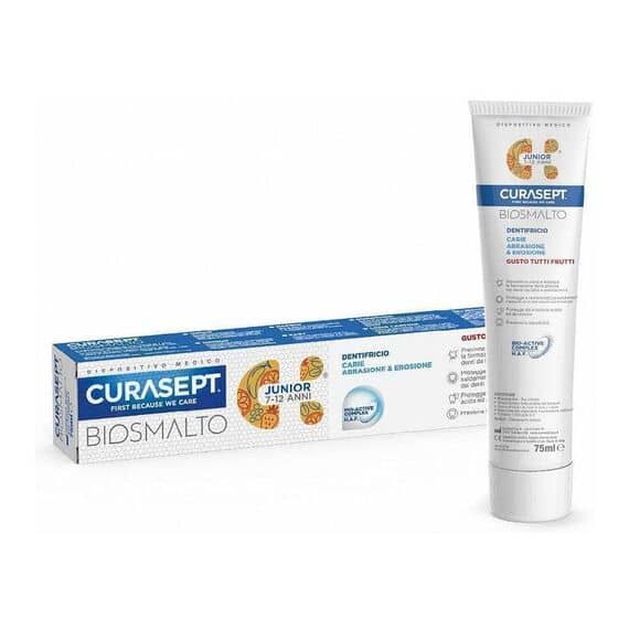 Curasept Biosmalto Dentifricio Junior 7-12 Anni Protezione Carie 75 Ml | Acquista Online su Farmaclick