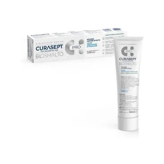 Curasept Biosmalto Mousse Carie Abrasione e Erosione 50 Ml | Acquista Online su Farmaclick