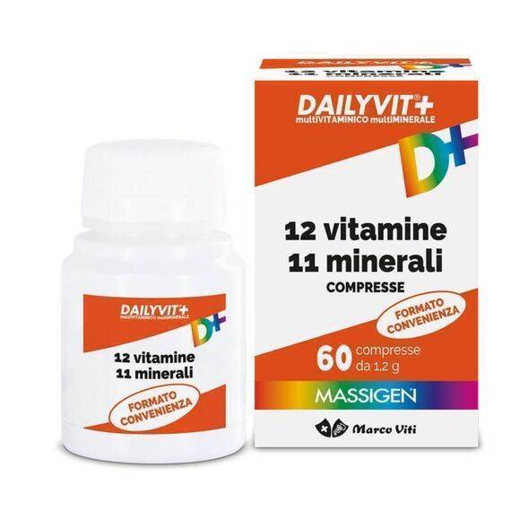 Dailyvit+ 12 Vitamine 11 Minerali Integratore Alimentare Multivitaminico 60 Compresse | Acquista Online su Farmaclick
