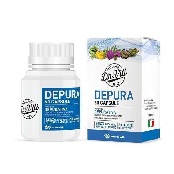 Dr Viti Depura Integratore Alimentare Depurativo e Antiossidante 60 Capsule | Acquista Online su Farmaclick