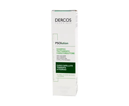 Vichy Dercos Psolution Shampoo Trattamento Cheratoriduttore Capelli Con Psoriasi 200 Ml