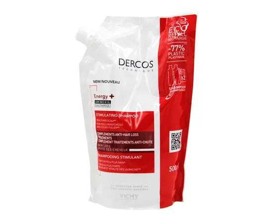 Vichy Dercos Shampoo Energizzante Complemento Anti Caduta Ricarica 500 Ml