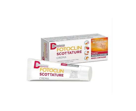 Dermovitamina Fotoclin Creme gegen Schmerzen und Brennen bei Verbrennungen 30 ml
