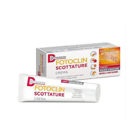 Dermovitamina Fotoclin Crema per Scottature Contro Dolore e Bruciore 30 Ml | Acquista Online su Farmaclick
