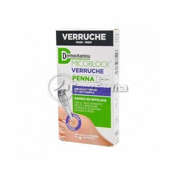 Dermovitamina Micoblock Verruche Penna Mani e Piedi 1,5 Ml | Acquista Online su Farmaclick
