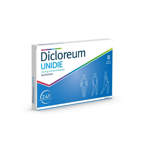 Dicloreum Unidie 136 Mg 8 Cerotti Medicati | Acquista Online su Farmaclick
