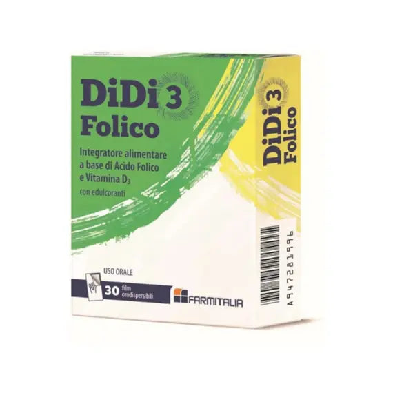 Didi3 Folico 30 Film Orodispersibili | Acquista Online su Farmaclick