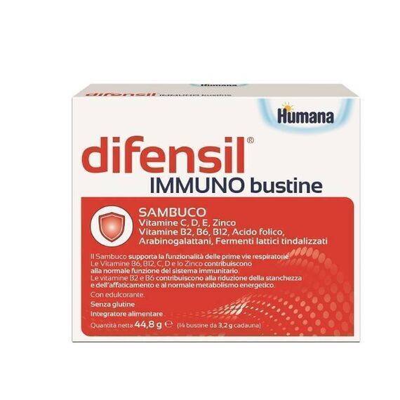 Difensil Immuno Integratore per il Sistema Immunitario 14 Bustine | Acquista Online su Farmaclick