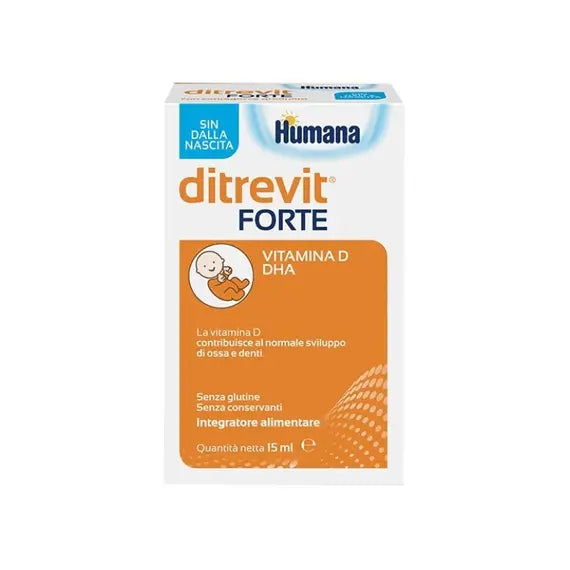 Humana Ditrevit Forte Integratore Alimentare di Vitamina D e Dha 15 Ml | Acquista Online su Farmaclick