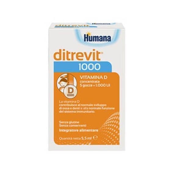 Humana Ditrevit 1000 Integratore di Vitamina D Gocce 5.5 Ml | Acquista Online su Farmaclick