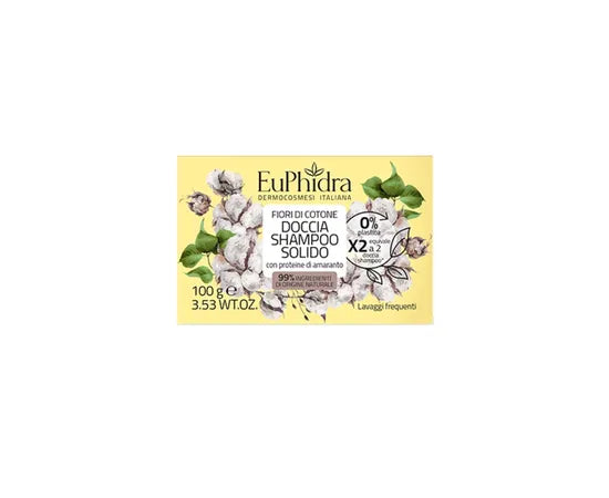 Euphidra Doccia Shampoo Solido Fiori Cotone