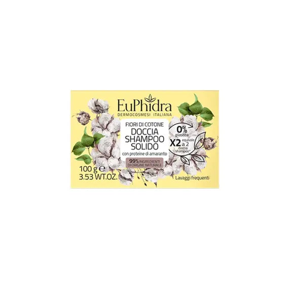 Euphidra Doccia Shampoo Solido Fiori Cotone | Acquista Online su Farmaclick