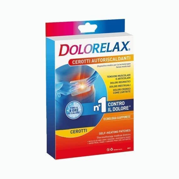 Dolorelax Cerotti Effetto Caldo Autoriscaldanti 3 Pezzi | Acquista Online su Farmaclick