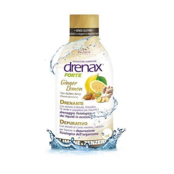 Drenax Forte Ginger Lemon Integratore Alimentare Drenante Depurativo 300 Ml | Acquista Online su Farmaclick