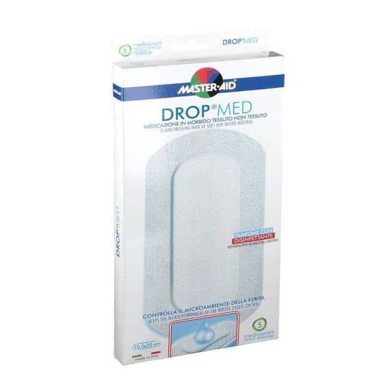 Master Aid Drop Med Cerotto Tessuto Non Tessuto 10,5x20 Cm 5 Cerotti | Acquista Online su Farmaclick