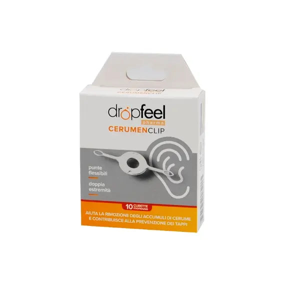 Dropfeel Pharma Cerumen Clip per Rimozione del Cerume 10 Curette | Acquista Online su Farmaclick