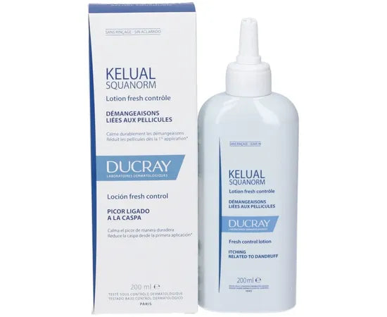 Ducray Kelual Squanorm Lotion Frische Kontrolle 200 ml Beruhigend Anti-Schuppen